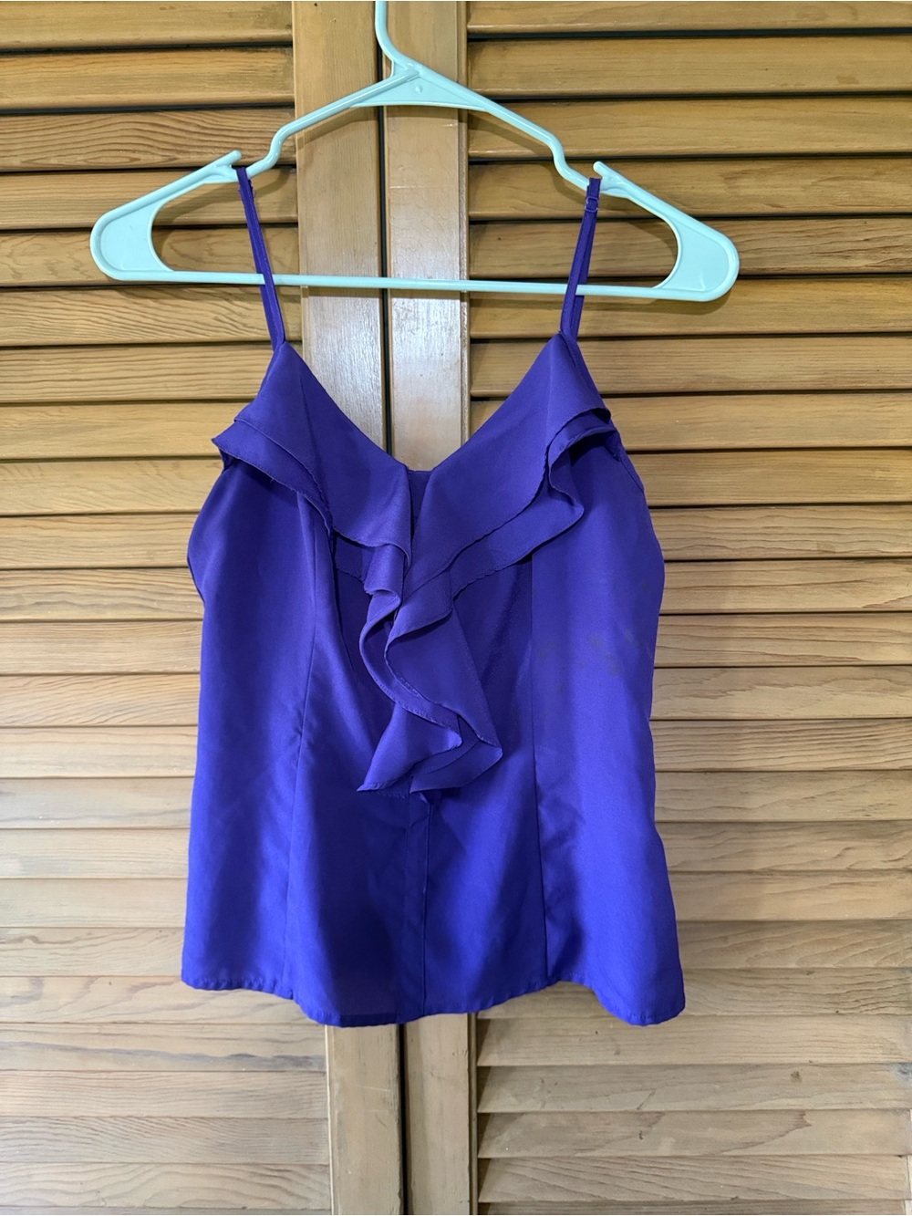 Purple Ruffle Cami Top - Women